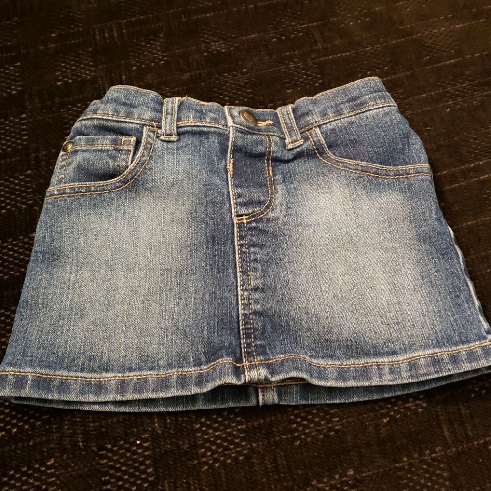 Cute Jean Skirt for Toddler Girl